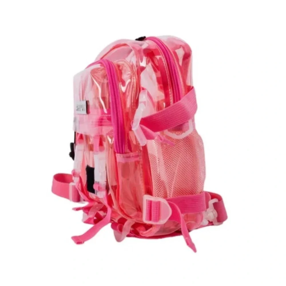 NWOT Moonmay Clear Pink TBG-12 Mini Backpack